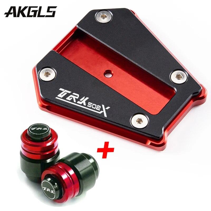 For Benelli TRK502X TRK 502 X 502X 2017-   2022 Motorcycle Parts Side Bracket Extension Plate and Tire Valve Cap