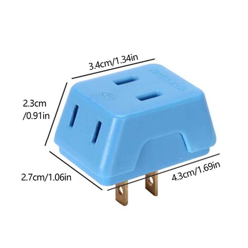 Mehrere Länder Reiseadapter mit 3 AC-Steckdosen Stromstecker-Erweiterung für Homeoffice und internationale Reisen