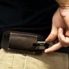 Originální kožená pouzdro na opasek EDC | Pasová kapsa proti ztrátě pro skládací nože | Přenosný držák na nůž
