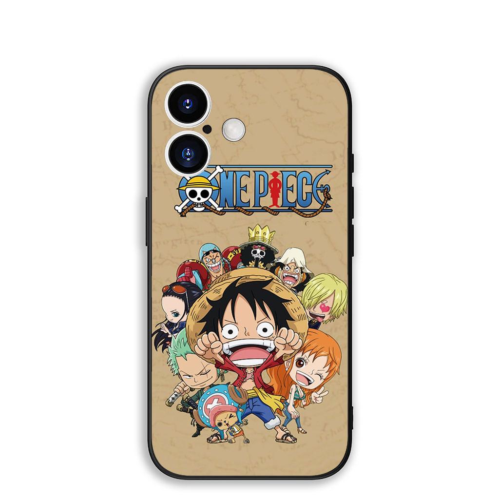 Cover for Apple iPhone 16 15 14 11 Pro Max 6 7 8 Plus + SE2 SE3 SE 2022 2020 8+ Phone Case Luffy One Pieces Roronoa Zoro Sanji