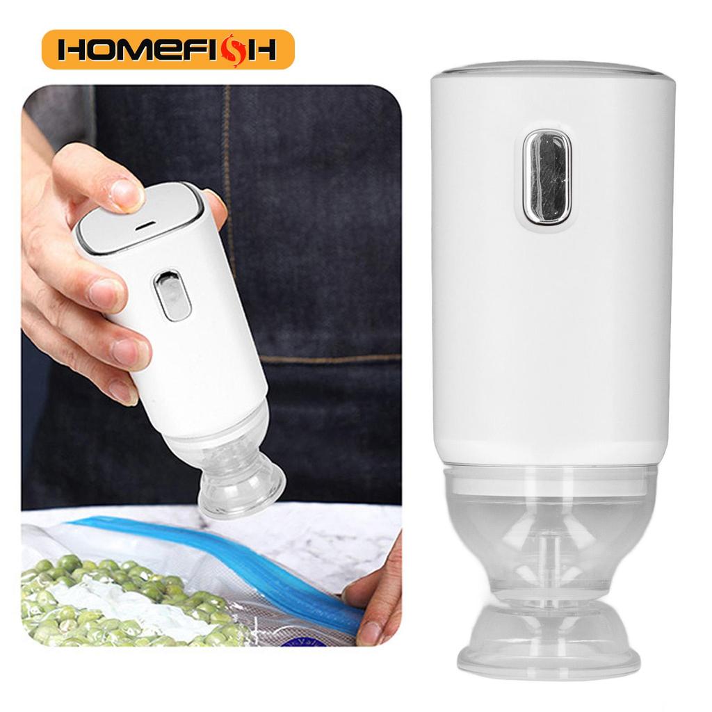 Vakuová pumpa Automatická vakuová pumpa na sáčky Dobíjecí přenosná elektrická vakuová těsnicí kompresní pumpa