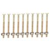 10 Pack M6 x 60mm/80mm/90mm/120mm Furniture Bolts Carbon Steel Hex Socket Head Barrel Nuts Galvanized/Zinc Plated