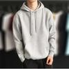 New Autumn and Winter Hooded Fleece Sweater Men's Sports Loose Solid Color Terry Autumn and Winter Class Uniform Wholesale Sweater