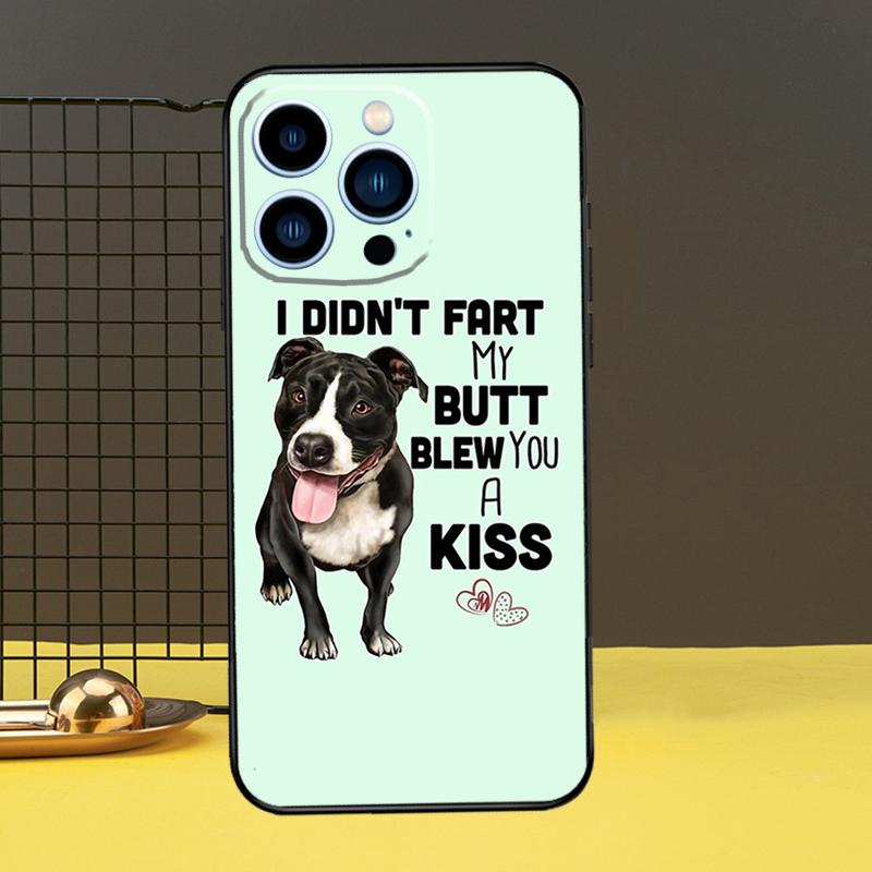 

Pit Bull Lovely Pet Dog Pitbull Phone Case For iPhone 16 15 14 13 12 11 Pro Max X XR XS Max 7 8 Plus 12 13 Mini Back Cover iPhone 12Pro MAX