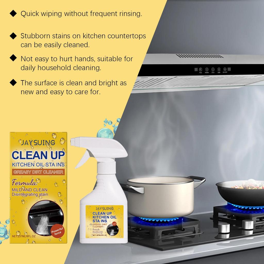 Kitchen Grease Cleaner Kitchen Cooktop Hood Grease Cleaner Glossy Grease Cleaner