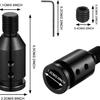 Universal Aluminum Shift Knob Adapter M12X1.25 for Non Threaded Shifter Car A