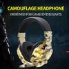 SY830MV Gaming Headset 3.5mm Wired Over Ear Headphones Noise Canceling E Sport Earphone with Mic LED Light AUX+USB for
