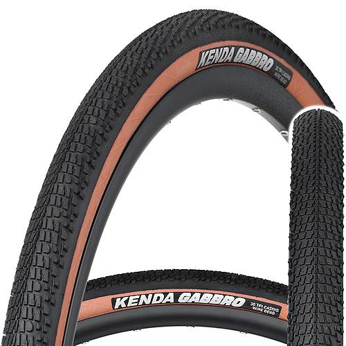 Fahrradreifen 700X35C Kenda Grabbro Gravel Braun Seitenwand Kleine Würfel