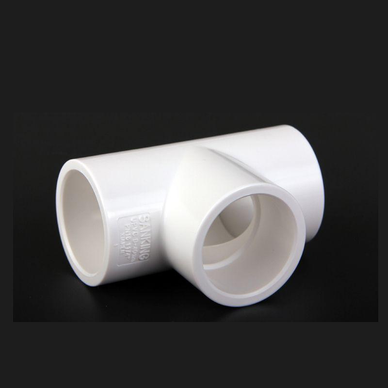 Sanking Biały Złączka Trójnik Typu T z UPVC do Rur Wodnych Akwariowych