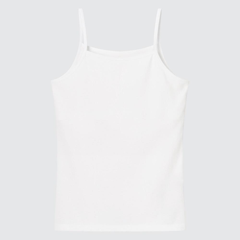 

Майка из смесового хлопка UNIQLO GIRLS AiRism, полулиния