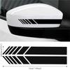 1 Pair  Striped Reflective Car Stickers Rearview Mirror Scratch Cover Decal Universal Vehicle Styling Accessories