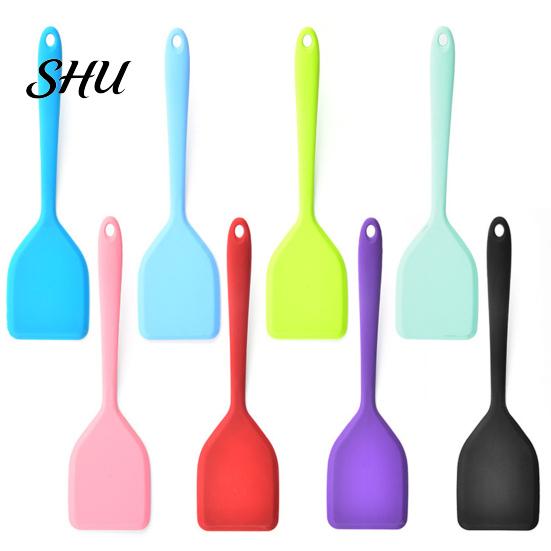 Baking Scraper Heat-resistant Cooking Spoon Compact Anti-slip Household Practical Cake Spatula BPA Free Mini Spatulas for Kitchen Barbecue Tool