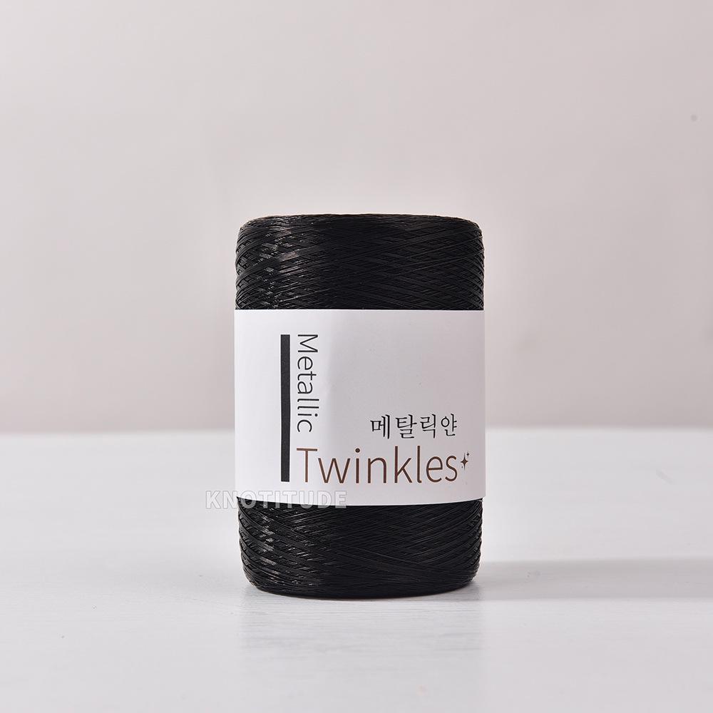 Korean Crochet Gold Hook 1mm Silver Thread Handmade Braided Rope for DIY Crochet Bags