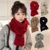 New Arrivals Open Run Women Lettering Winter Muffler