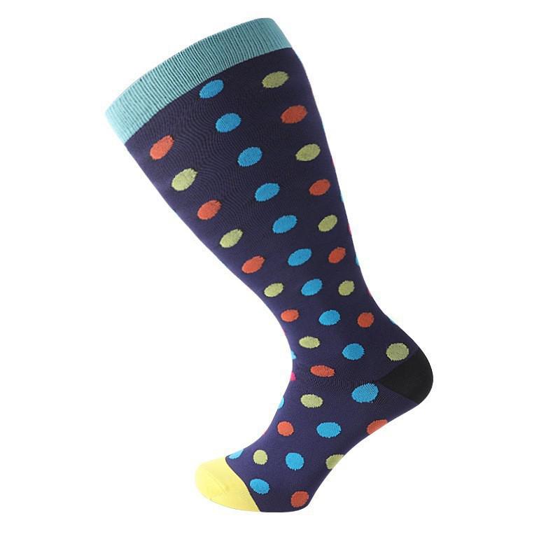 Plus Size High Elastic Compression Socks for Sports Fitness