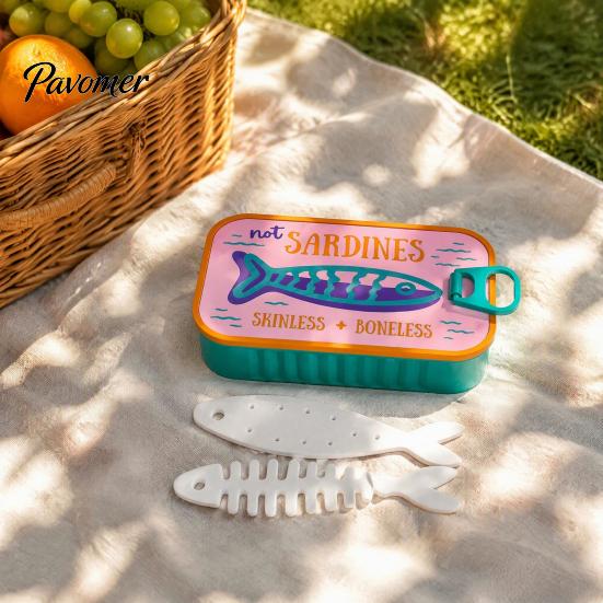 Plastic Jewelry Case Sardine Can Storage Box, Portable Anti-tangle Travel Case, Lightweight Retro Organizer for Necklaces And Earrings