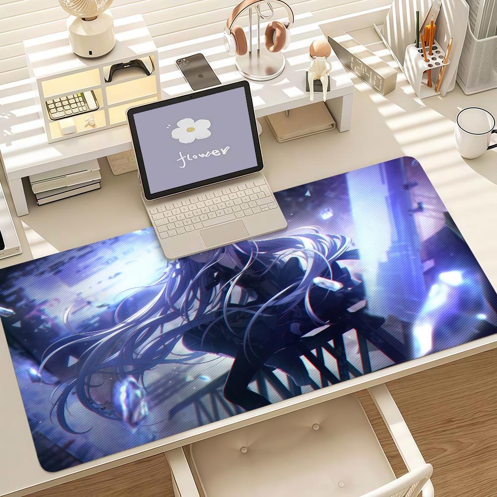 Cartoon Yyoisaki Kkanade Game Mouse Pad Anti Slip Rubber Edge Locked Thickened Laptop Gaming Desk Mat