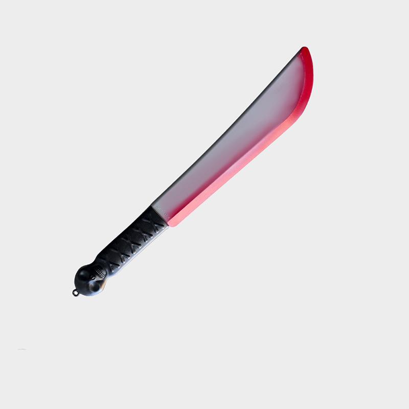 Falešný nůž s falešnou krví Rekvizita Plastová Halloweenská rekvizita Nůž Hračka Pro Scream Rekvizity Nůž Strašidelné Kostýmové Doplňky Make-up Párty