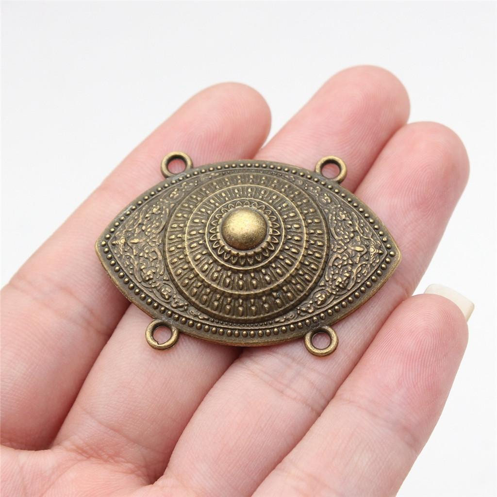 

Аксесуари Деталі Чотири отвори З єднувач для намиста Мінімалістичні Ювелірні Компоненти QA023 A25-4pcs-32x44mm