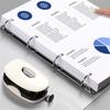 2/4 Hole A4 Binder Folder Pp Folder D-Type Clip Office Storage File Ring Waterproof Test Paper Data Storage Folder Office Supply