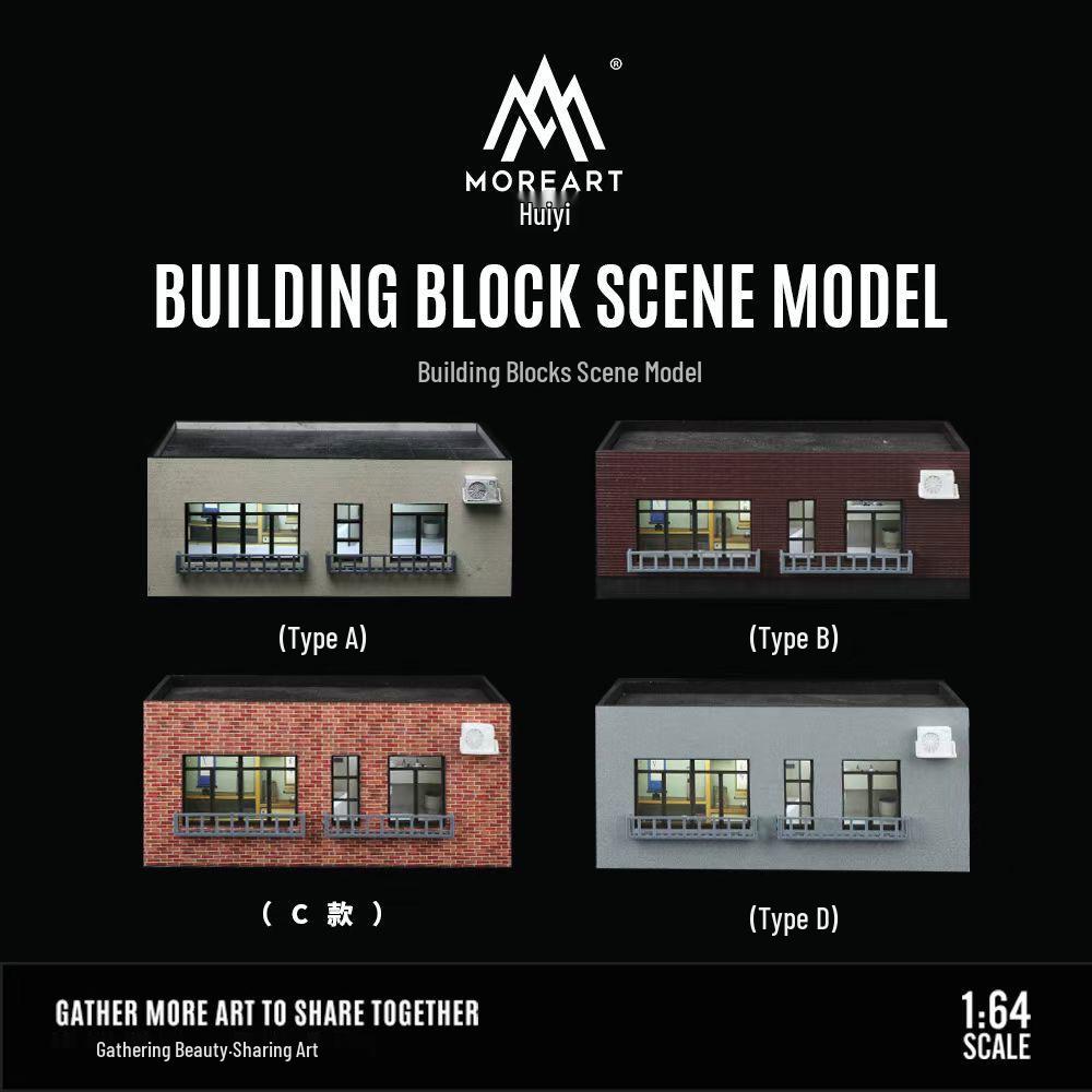 

64 Scale Volume Model Building Block Scene