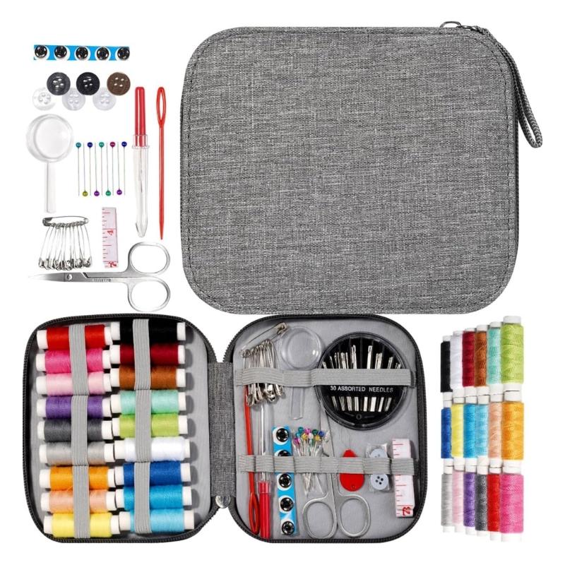 

Sewing Kits, Mini Sewing Kits Thread and Needle Set for Adults, Home, Travel, DIY & Emergency with Zipper Storage Case 1