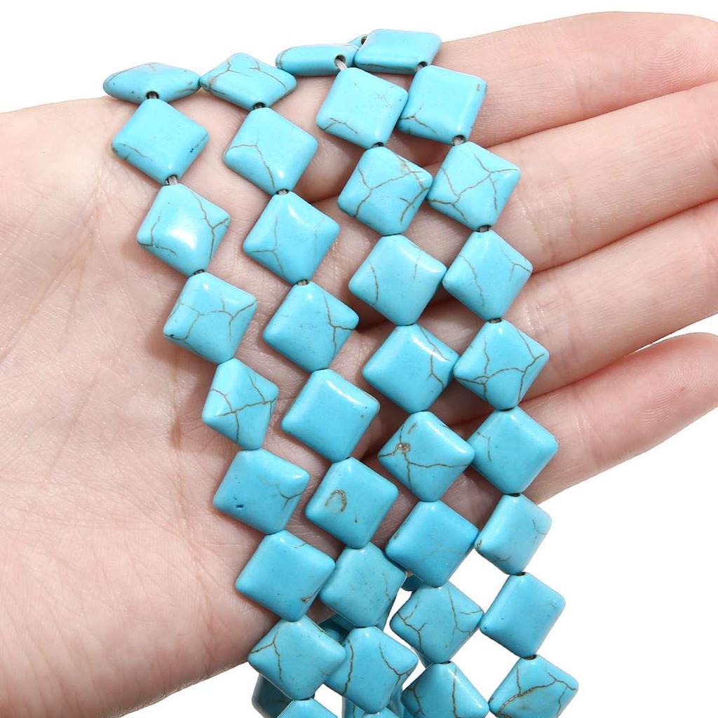 Synthetic Blue Turquoise Beads: DIY Jewelry Twisted, Special-Shaped, Animal, Abacus Spacer, and Scattered Beads