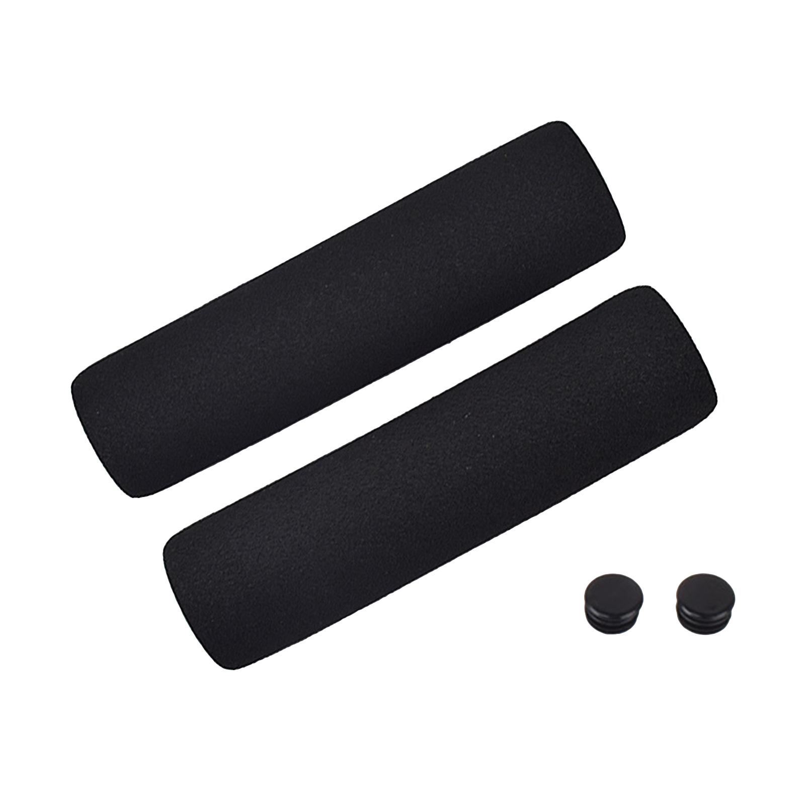 1 Pair Shock Absorbing Soft Mountain Road Bike Handlebar Grips Bicycles Sponge Cover Handlebar Bar Grips Bike Bar Grips 130mm