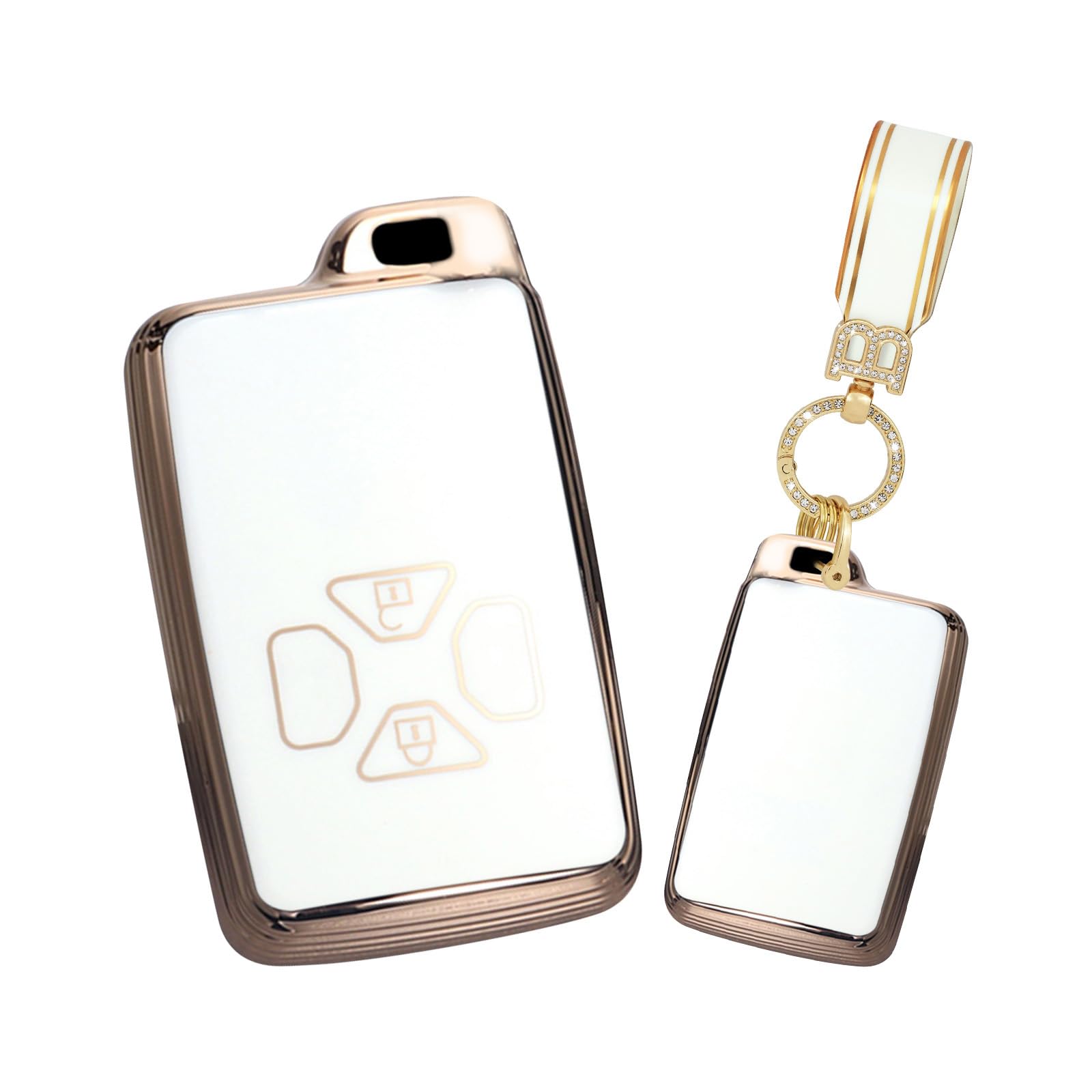 

Чехол для ключа Toyota, силиконовый чехол для ключа из материала TPU, держатель для ключа с узором B, подходит для Corolla Allion Mark X Reiz Isis Alphard Estima Yaris