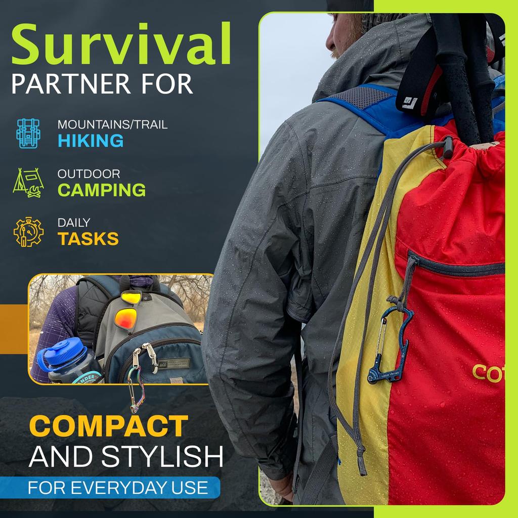 OUTDOOR ELEMENT Carabiner Firebiner Aurora Japanese 61104 Multi-Tool [Official Product]