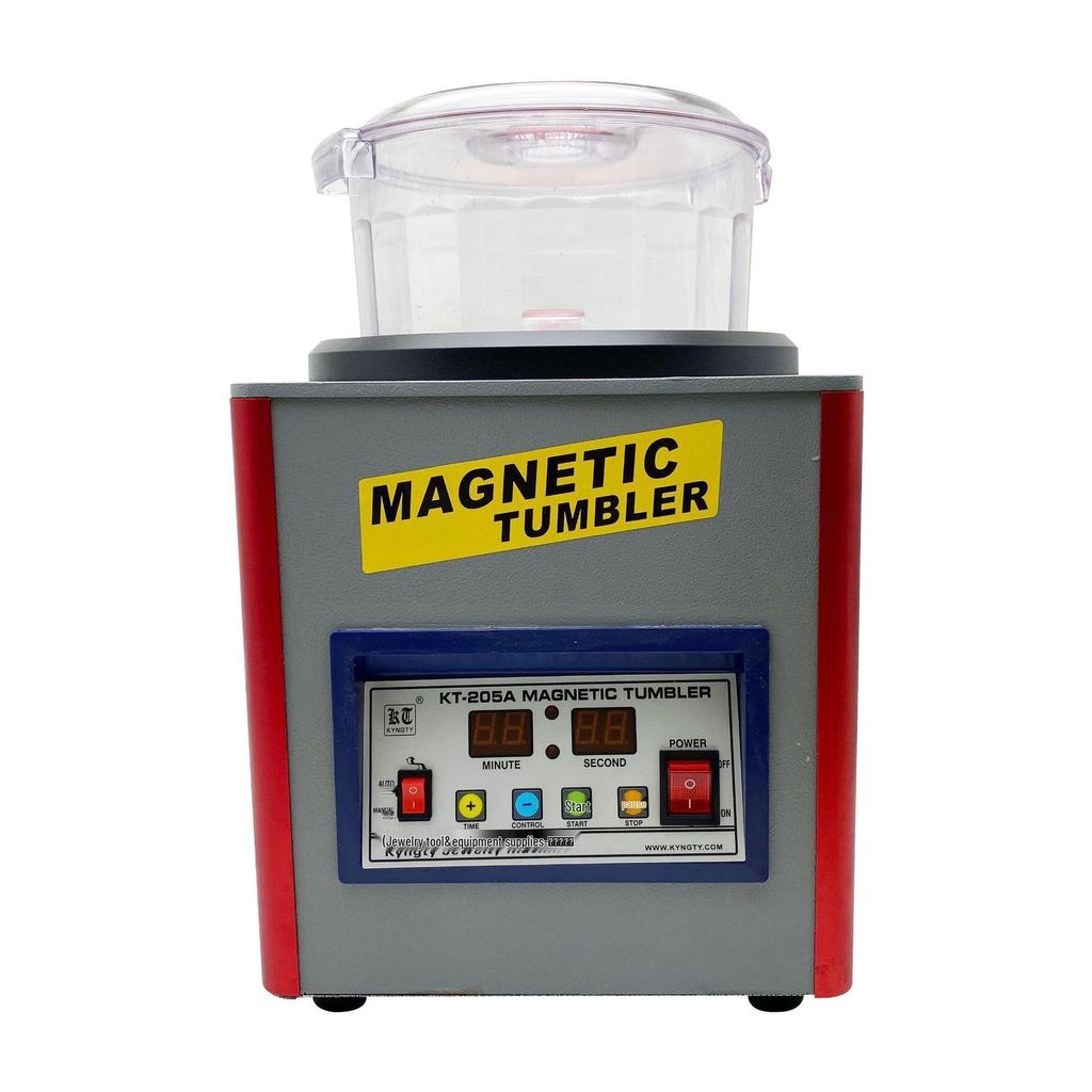 KT185 Magnetischer Polierer für Rost, Entgraten, Schmuckreinigung, Fleckenentfernung und Präzisionsmetallschleifen und Polieren