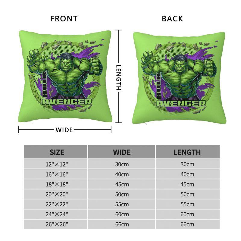Custom Hulk Cushion Cover 45x45cm Velvet Modern Pillows