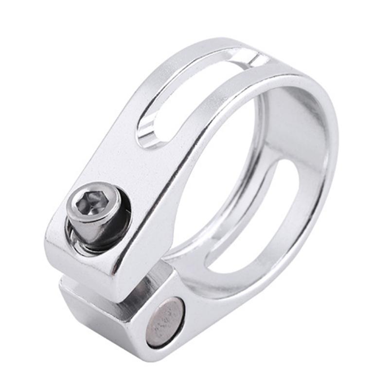 Road Bike Seat Post Clamp Seatpost Collar Aluminum Alloys Bicycles Seat Tube Clamp Road Bike Seatpost Clamp Enduring
