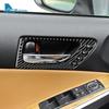Real Soft Carbon Fiber Sticker For Lexus IS250 300 350 200T 2013 2014 2015 2016 2017 2018  Front Door Handle LHD Sticker