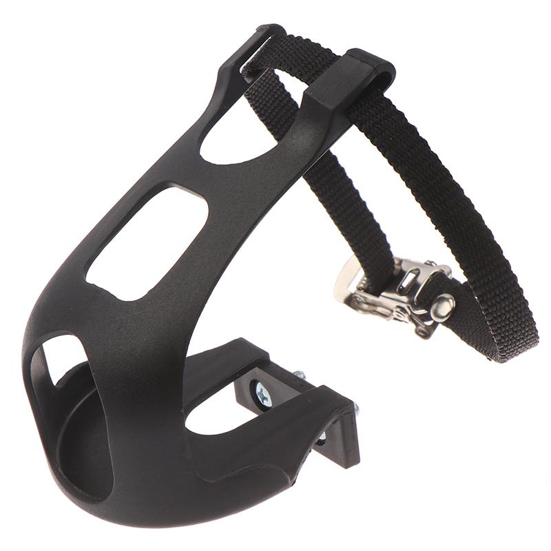 Schwarze Zehenclips Fahrradpedalriemen Sport Fitnessgeräte Zubehör