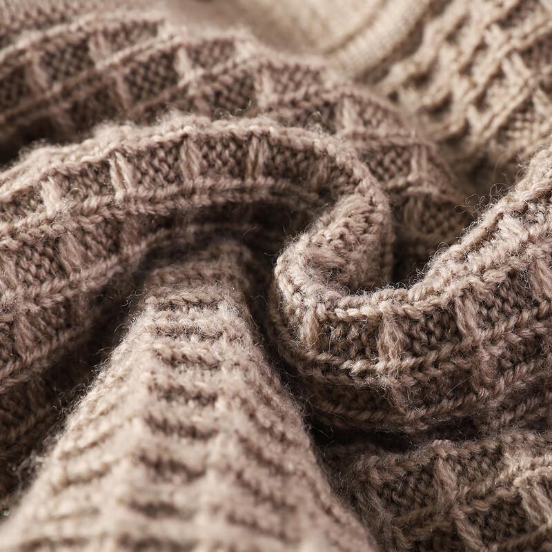 Men's 100% Wool Shawl Collar Cardigan