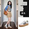 Leder Deutsche Trainingsschuhe Damen Frühling Neu Plateau Sport Forrest Gump Schuhe Trendig Cool Damen Schuhe Lässig Vielseitig Schuhe Kinder