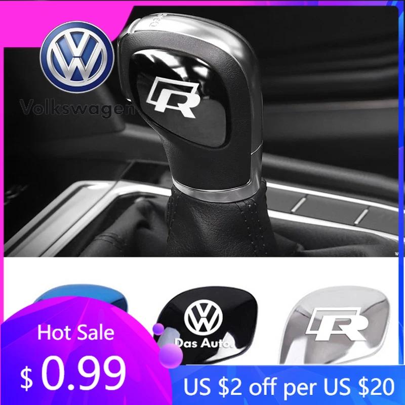 2026 Caldo Per Volkswagen VW Auto Cambio Controllo Leva Cambio Adesivi Maniglia Leva Cambio Accessori Per VW GTI Polo Golf Passat Ti