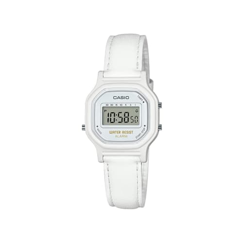 

Casio LA-11WL-7ACF Classic Resin Quartz Casual Watch, White, Women s
