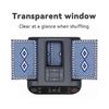 2-in-1 Automatic Card Shuffler Dealer Machine 360 Rotating 2 Decks Portable Silent Card Shuffler for Texas Hold'em-Fian