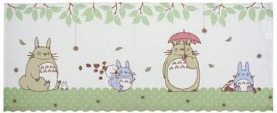 Totoro Series Cafe Curtain Acorn Forest
