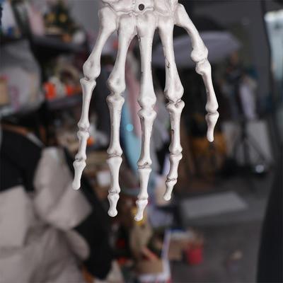 Plastic Realistische Skelet Hand Hand Bot Levensgroot Halloween Skelet Handen Decoratie Skelet Hand