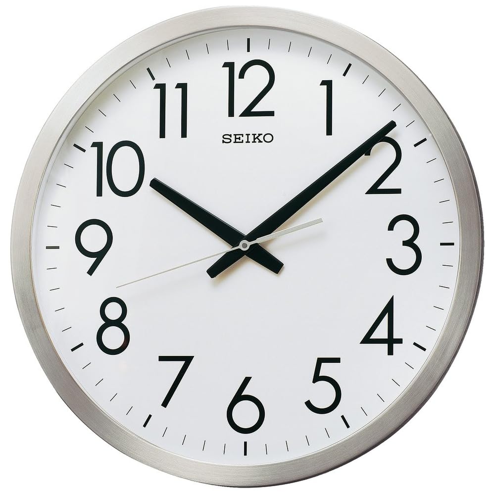 Seiko Clock Wall Clock, Office Type, Analog, Quartz, Metal Frame, KH409S SEIKO