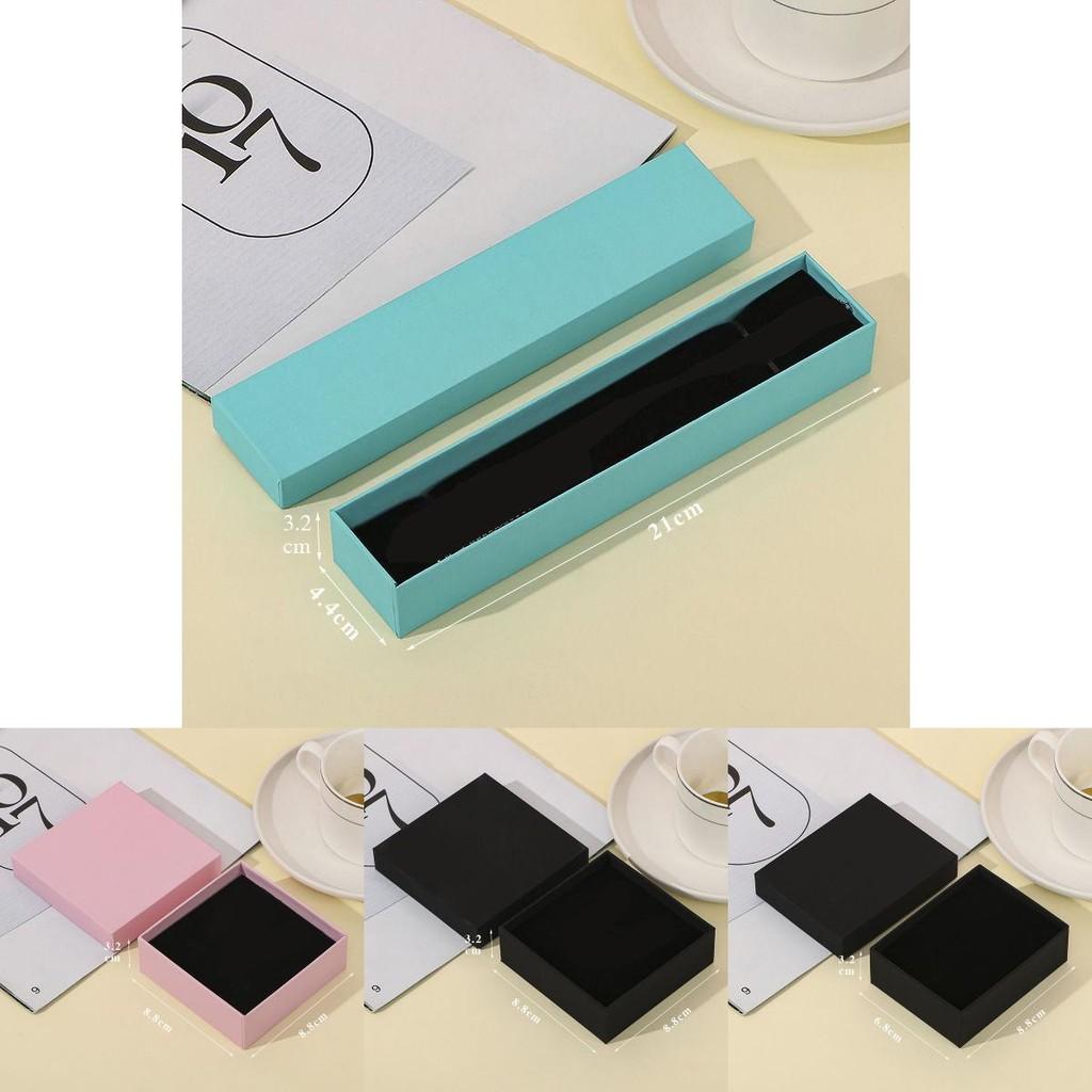 Stylish Cardboard Jewelry Box For Ring And Necklace Sleek Storage Packing Organizer