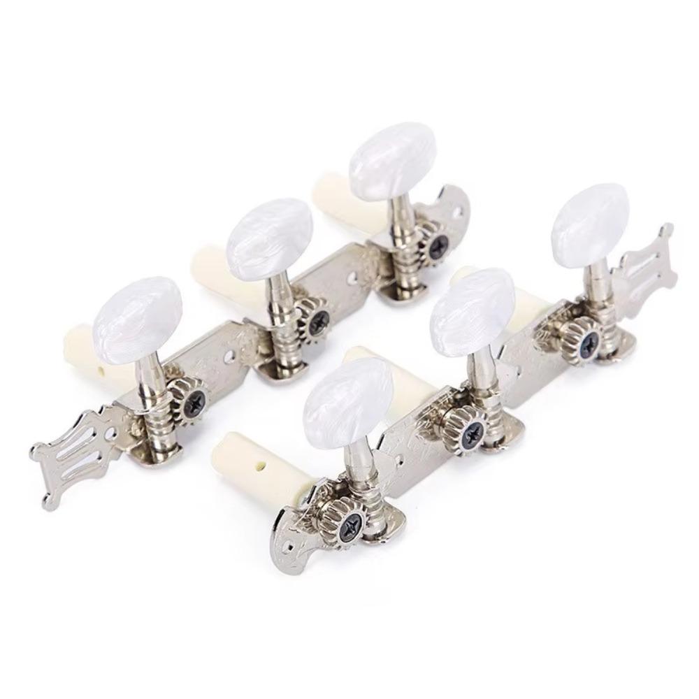 2Pcs/Set Semi-closed Machine Head Tuners Keys Metal Guitar String Tuning Pegs  Stringed Instruments