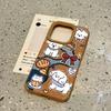 Brown for Apple 16promax Mobile Phone Case New Model for IPhone15 Cartoon Dog 14pro Skin Pattern 13/11