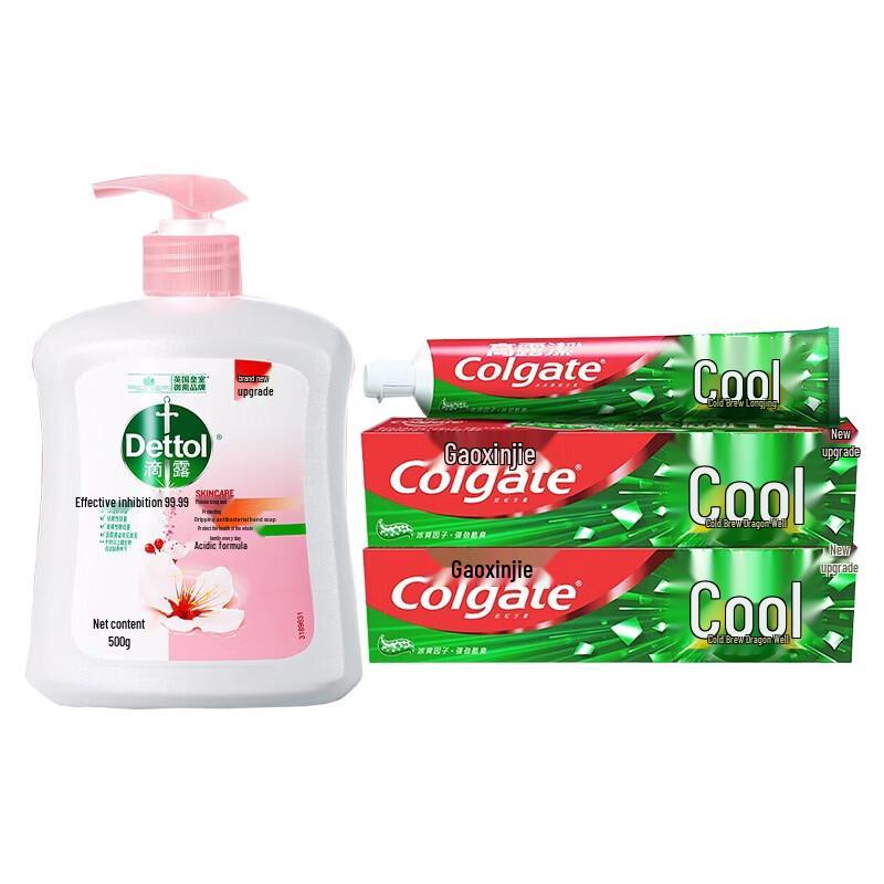 

Dettol Hand Wash & Colgate Toothpaste Hygiene Pack