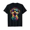 Meerkat With Sunglasses Colorful Pop Art Cute T Shirt Vintage Unisex Homme Designer Clothes Soft Stretched Slightly