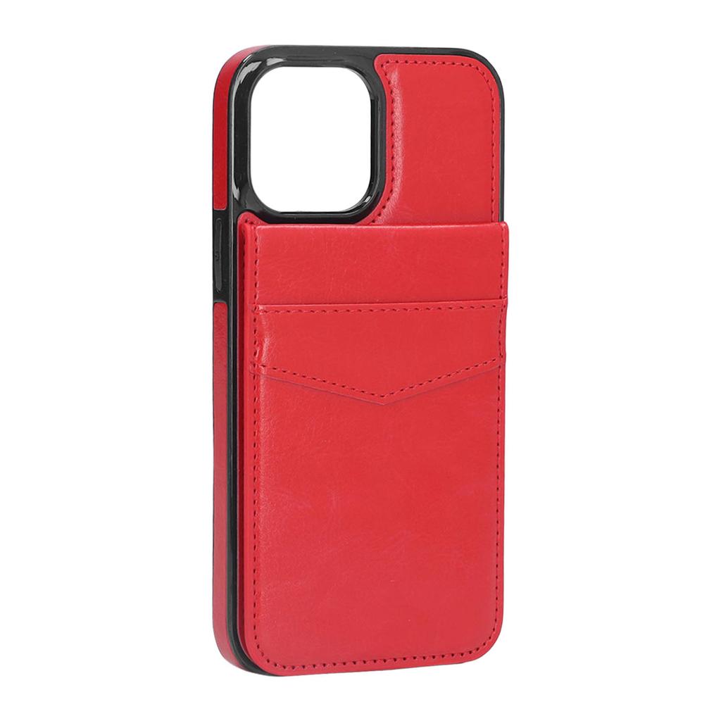 Mobile Phone Leather Case Magnetic Buckle Phone Case Wallet with Credit Card Holder for IPhone 13 Pro Max 6.7inch