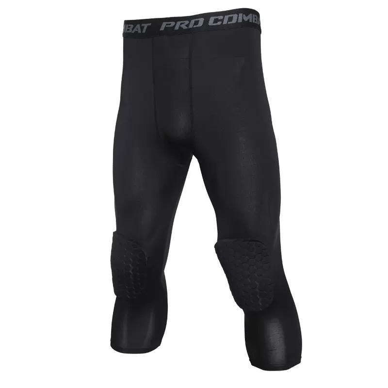 Basketball Wabenstruktur Kollisionsschutz Kurzarm-Shorts Sport Schutzausrüstung Trainingsset Enganliegend Schutz Integriertes Ausrüstungsteil XXL, 90KG schwarz
